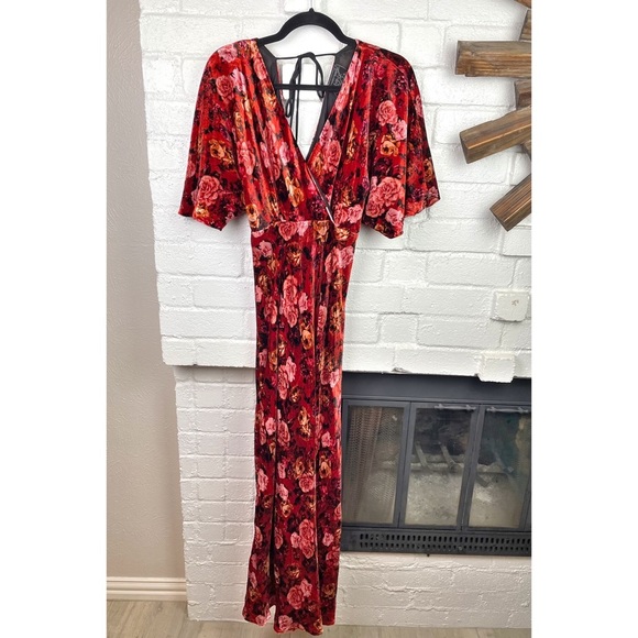 NWT Johnny Was Alanis Velvet Maxi Dress - Picture 1 of 10